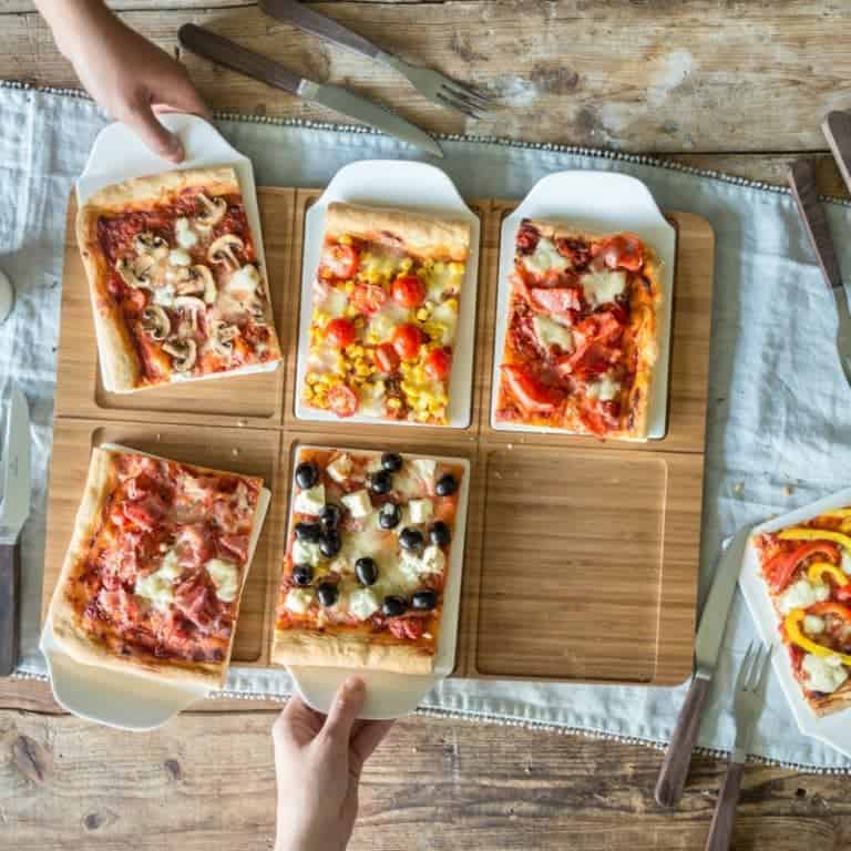 Blätterteig Pizza Für 40 Minuten - Super Schnelles Rezept Mit Schinken