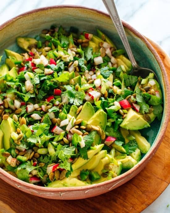 Avocado Salat mit Rettich – 3 tolle Schritte