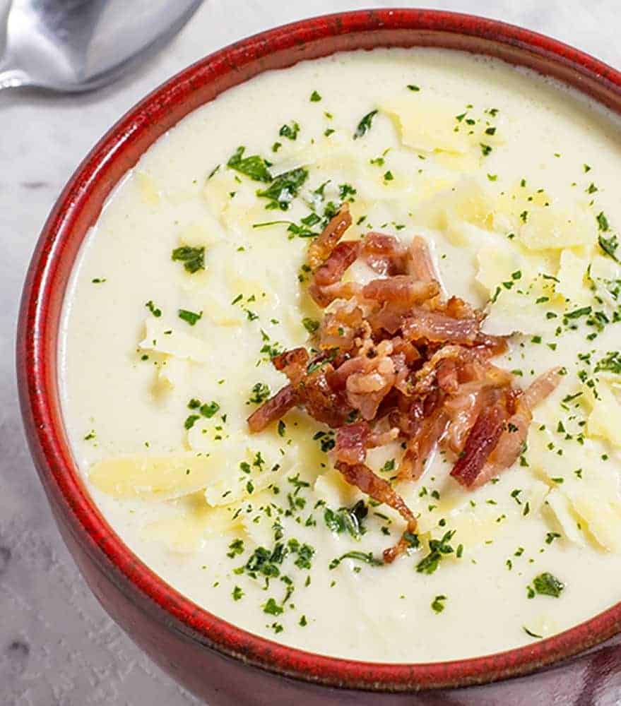 Low Carb Suppe mit Blumenkohl und Speck - Die Rezepte