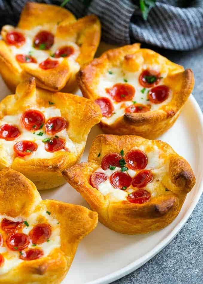 Pizza Muffins – klein, schnell und griffbereit