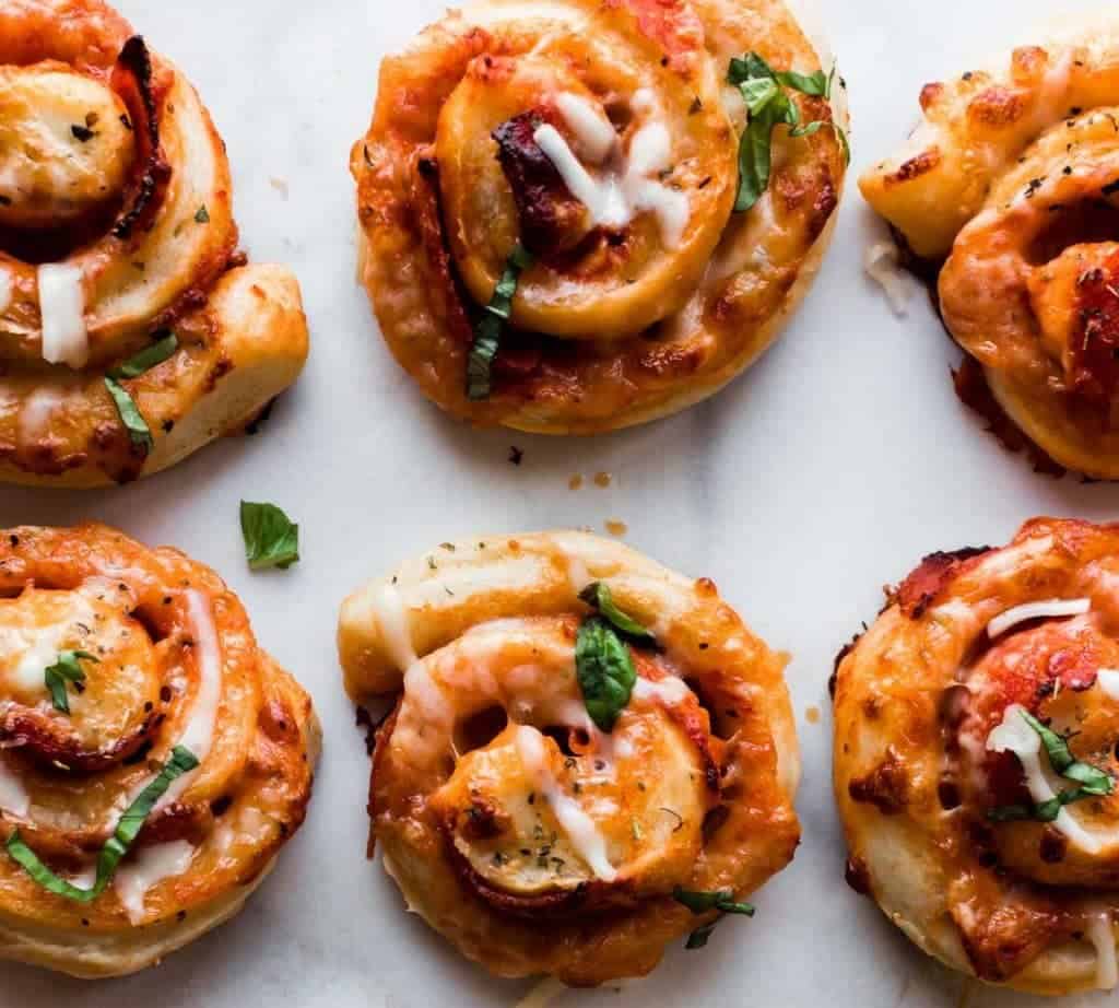 18 Pizza Schnecken – praktisch klein lecker 🍝 - Die Rezepte