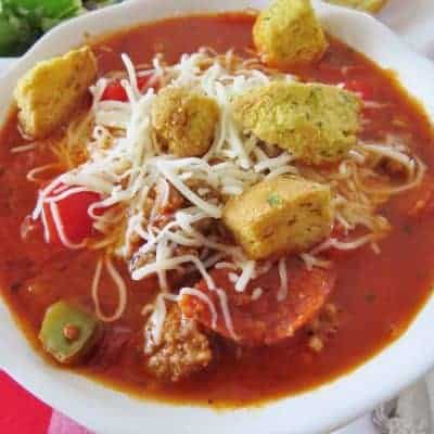 Pizza Suppe
