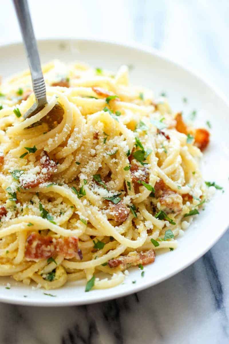Spaghetti Carbonara selber zubereiten: klassiches Rezept