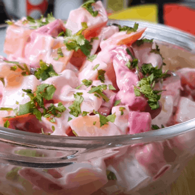 Pinker Rote Beete Salat