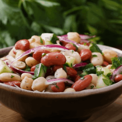Kidneybohnen Salat, Salat nach Libanesischer Art