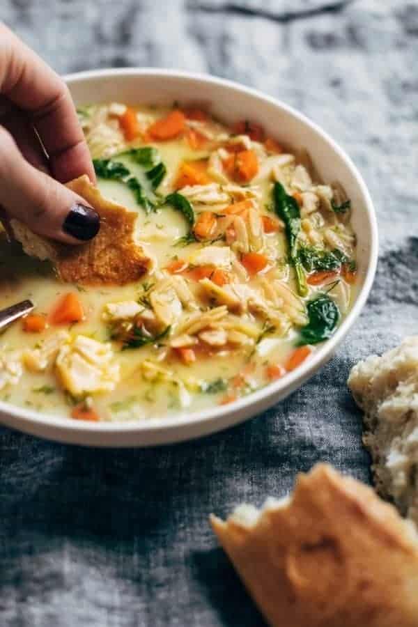 Cremige Zitrone-Hühnersuppe ohne Sahne in 45 Minuten. Bemerkenswert ! 🍝 ...