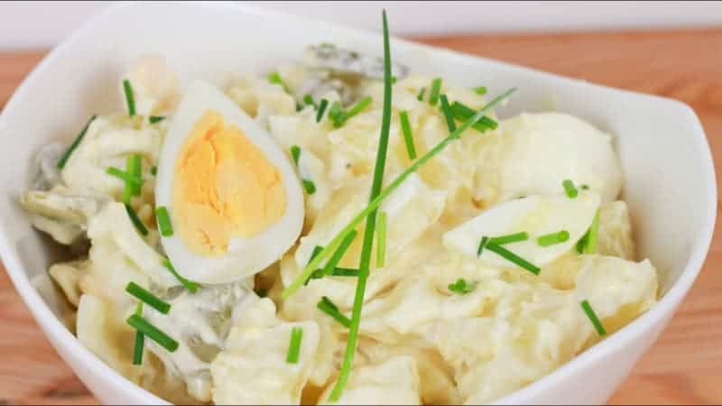 Der Beste Kartoffelsalat Mit Mayonnaise Und Eiern