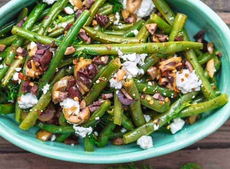 Grüne Bohnen Salat mit Feta, genial in 20 Min 🍝 - Die Rezepte