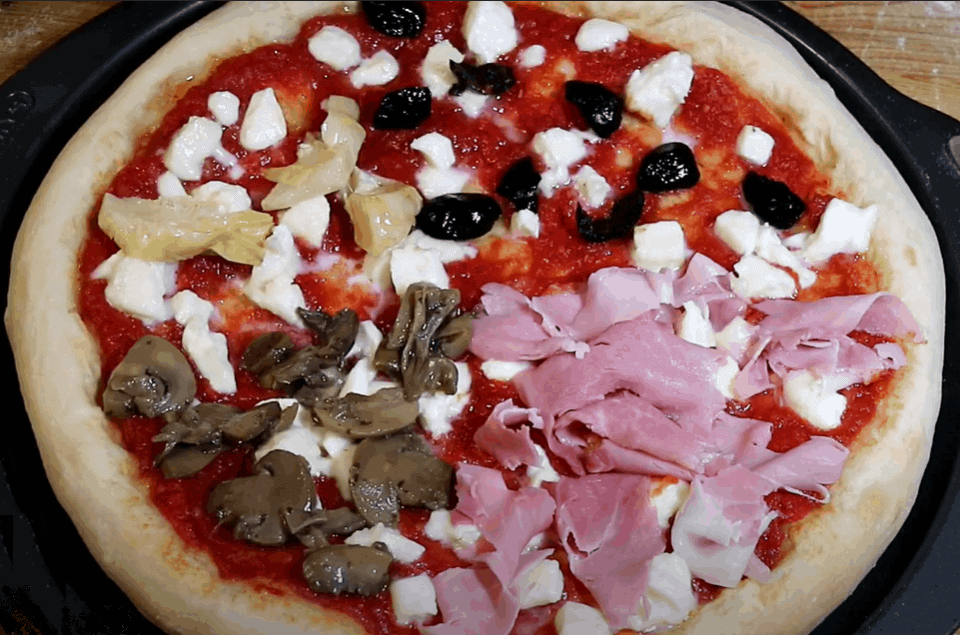 Pizza Quattro Stagioni – einfach in nur 30 Min.