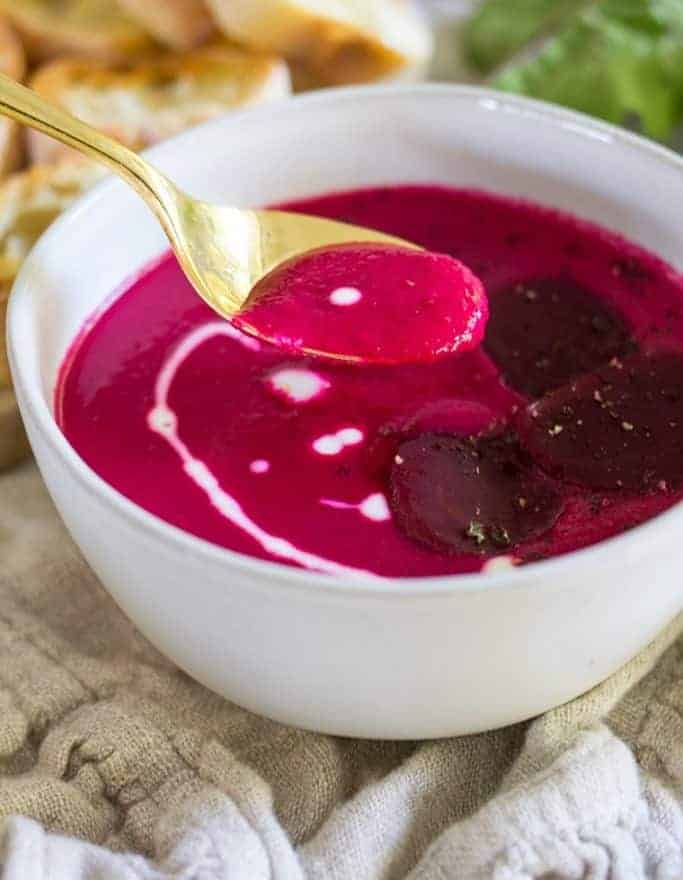 Vegane Rote Bete Suppe für Detox: genial