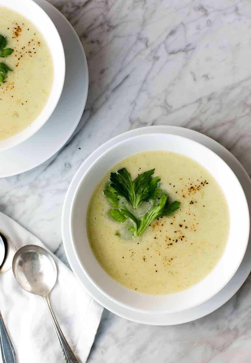 Sellerie Cremesuppe- glutenfrei und absolut schmackhaft - Die Rezepte