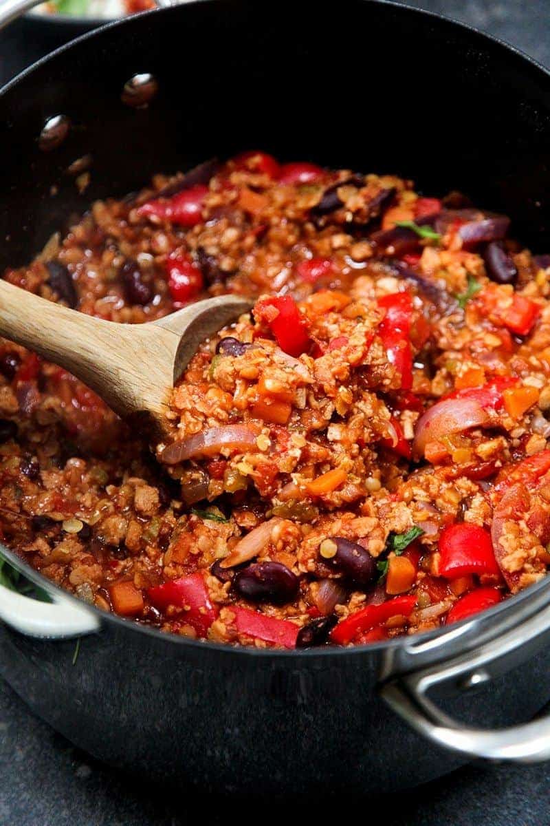 Chili sin Carne ohne Fleisch: leckeres Rezept für Vegetarier und Veganer