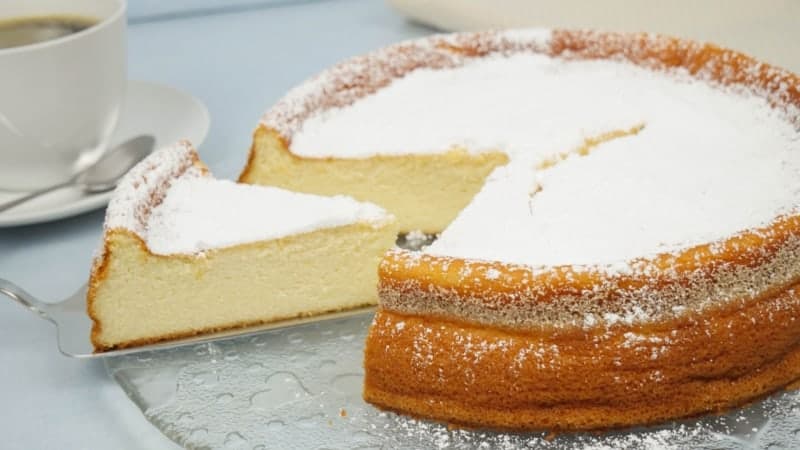 Quarkkuchen ohne Boden