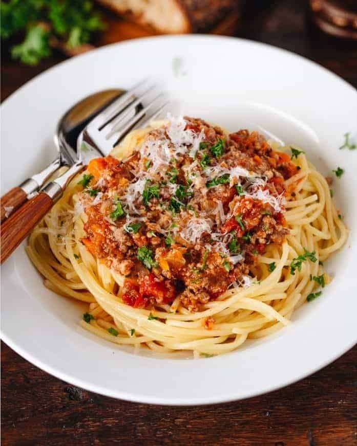 Spaghetti Bolognese Zeitsparend Kochen Die Rezepte