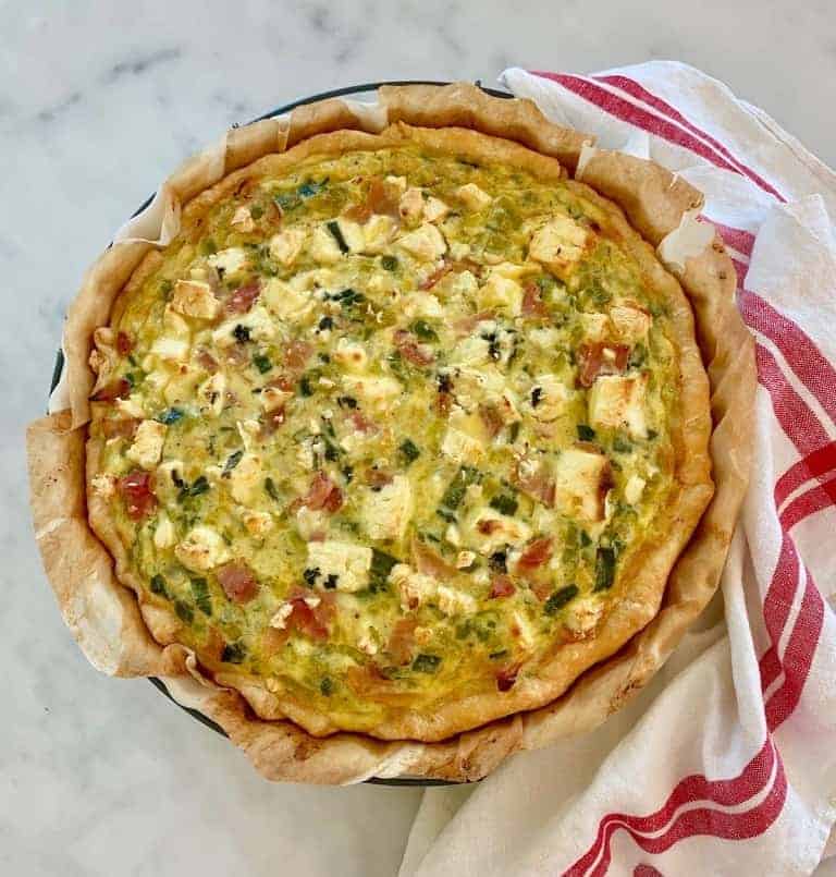 Gorgonzola-Blätterteig-Tarte: schnell lecker