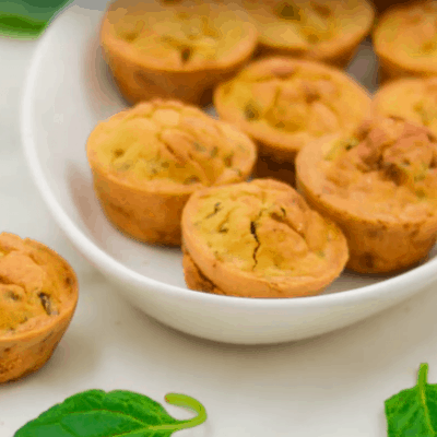 Kichererbsen Rezepte, Frittata-Muffins aus Kichererbsenmehl