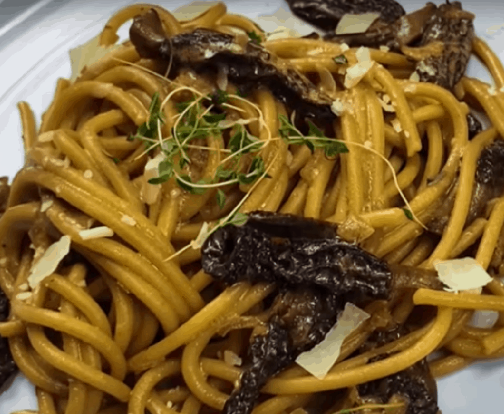 Morcheln mit Pasta: lecker in 30 Minuten