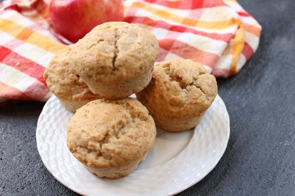 Apfelmuffins Rezept mit Zimt in 2 Schritte: einfach genial!