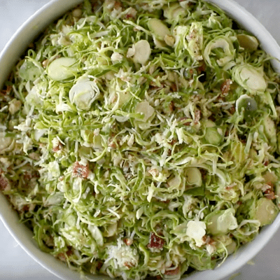 Rosenkohl Rezept, fertiger Salat