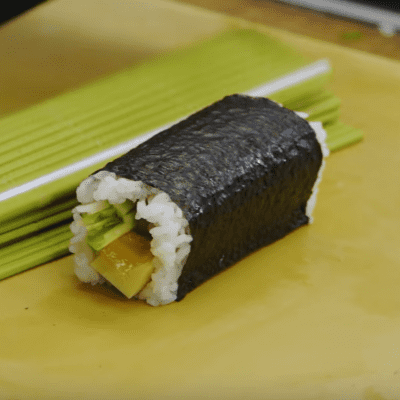 Sushi Reis, fertiges Sushi