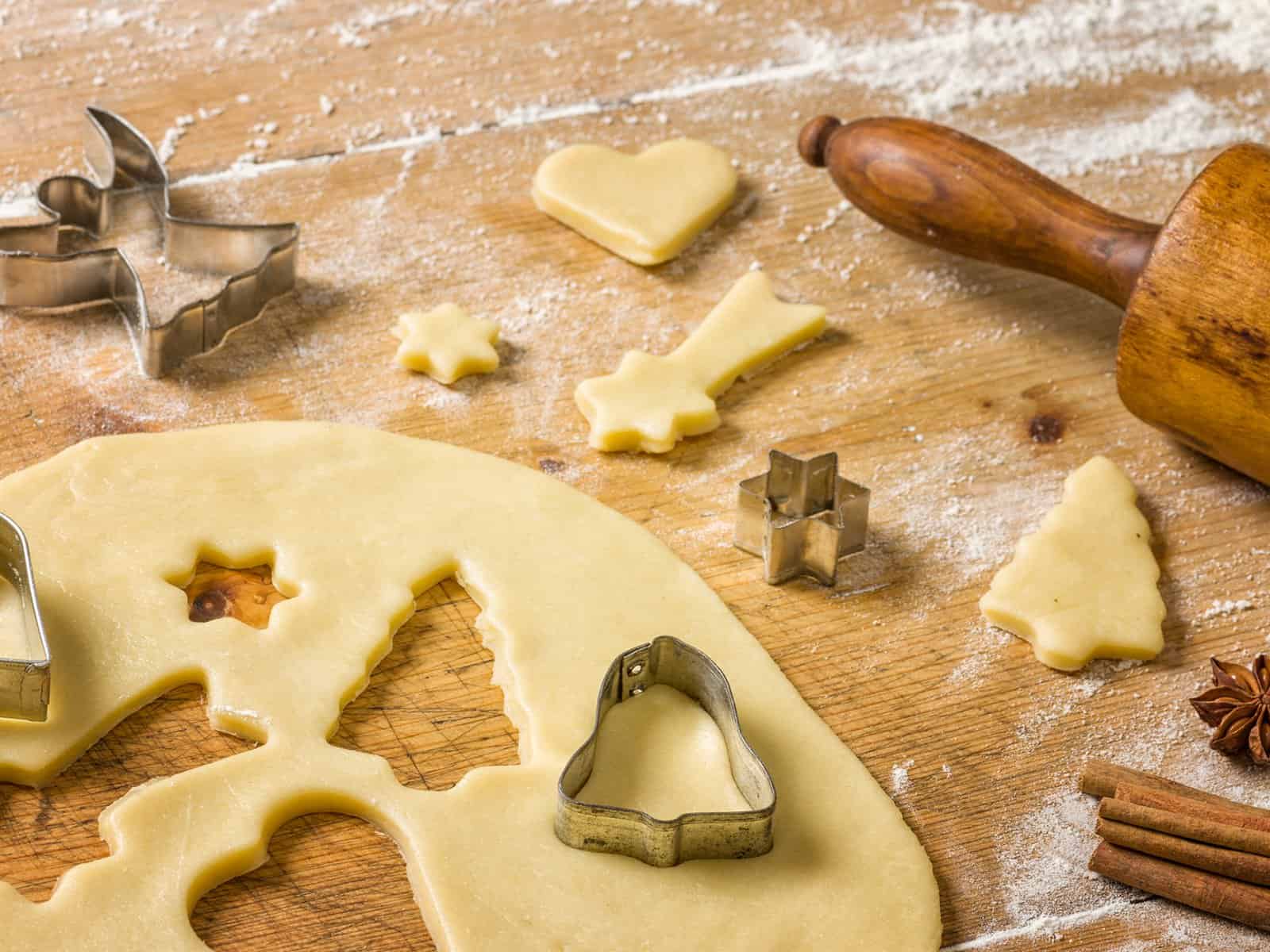 Plätzchenteig in 30 Min: super einfach zum Ausstechen!