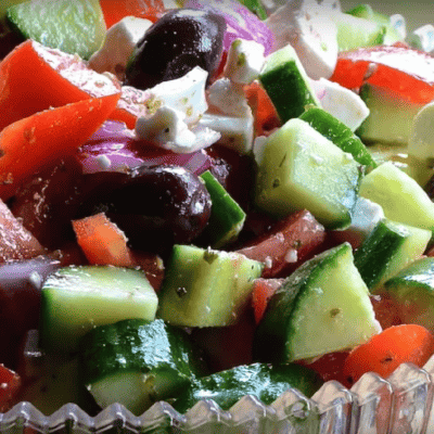 Schafskäse-Salat