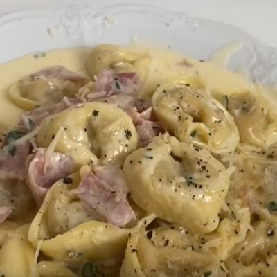 Tortellini alla Panna, fertiges Gericht