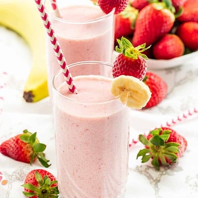 Smoothie Rezept Obst Serviervorschlag